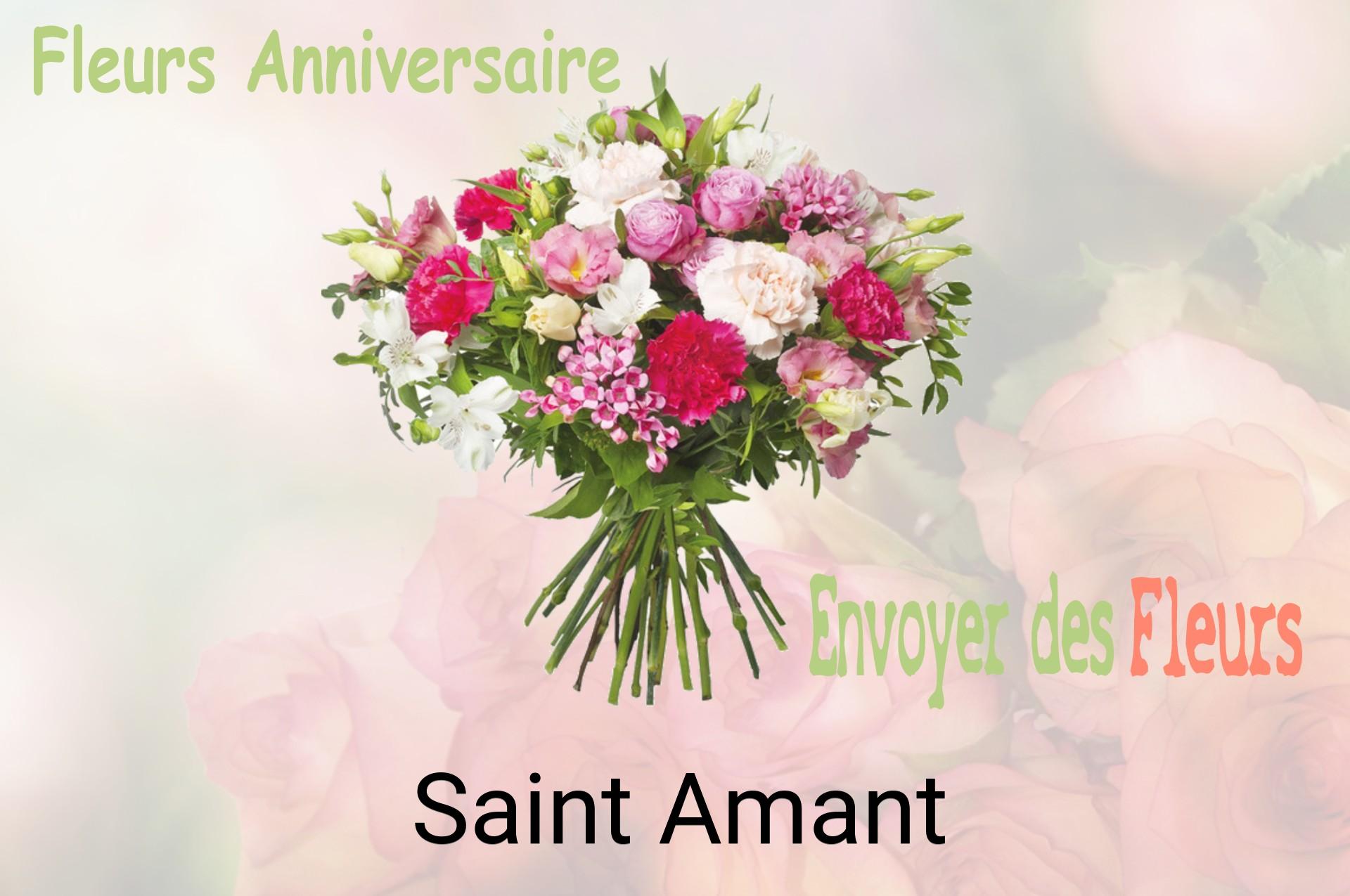 Bouquet de fleurs d’anniversaire livré à Saint-Amant