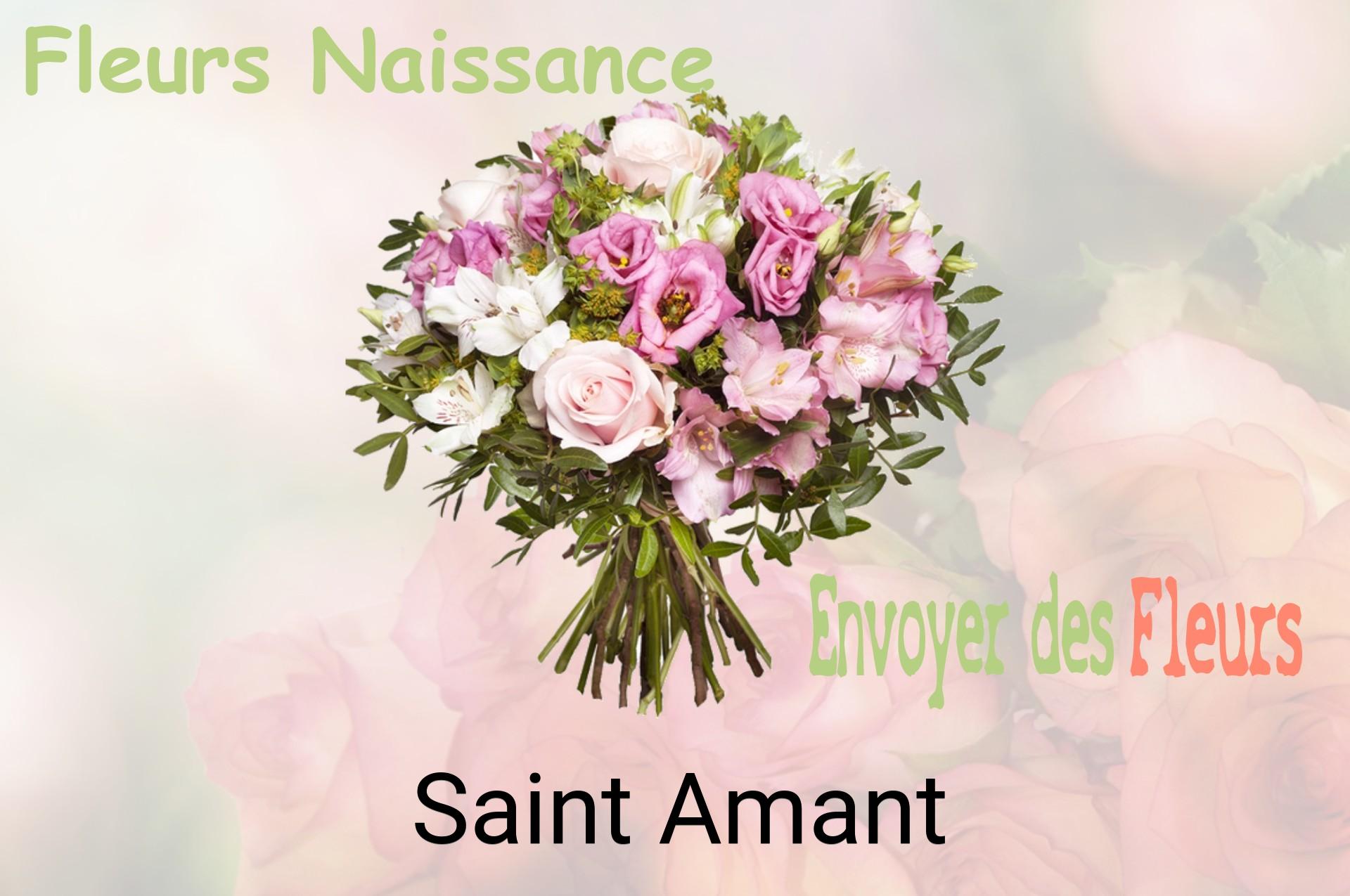 Bouquet de fleurs de naissance livré à Saint-Amant